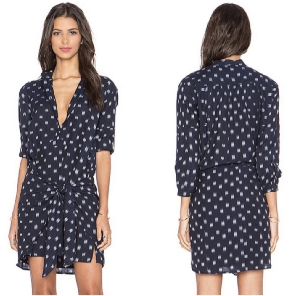 Ulla Johnson wrap mini dress- indigo